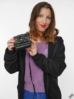 Michelle's Modelling in her own clothes with Polaroid 2000 Land Camera