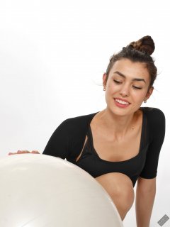 Viktoria Pavlova Pilates studio shoot 2023-01-14