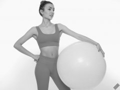 Viktoria Pavlova Pilates studio shoot 2023-01-14