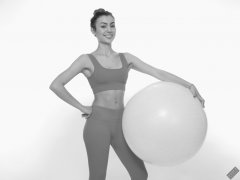 Viktoria Pavlova Pilates studio shoot 2023-01-14