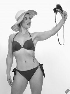 Athena Marie in her own pageant style bikini,  studio shoot 2023-02-04