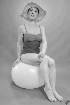 Athena Marie in vintage-style tummy-control swimsuit, studio shoot 2023-02-04