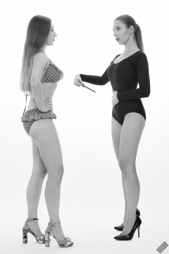 Kaya Lily deportment class composite image