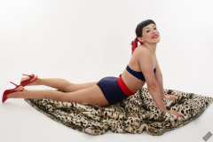 Alyla pinup fitness shoot