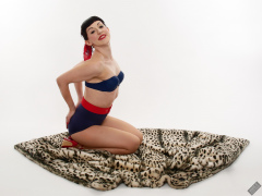 Alyla pinup fitness shoot