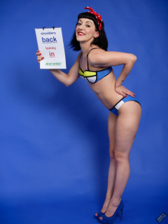 Alyla pinup fitness shoot