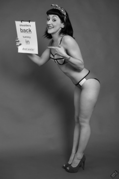 Alyla pinup fitness shoot