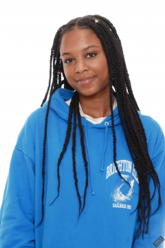 Caleann as she arrived at the studio