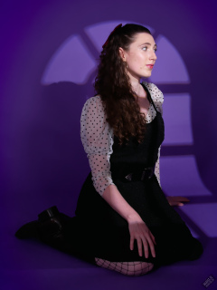 Estella Rose as Lisa Frankenstein, lit by RGB+CCT LED