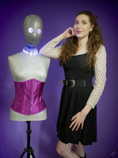 Estella Rose as Lisa Frankenstein, lit by RGB+CCT LED