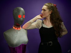 Estella Rose as Lisa Frankenstein, lit by RGB+CCT LED