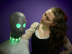 Estella Rose as Lisa Frankenstein, lit by RGB+CCT LED