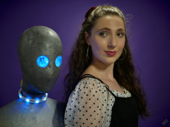 Estella Rose as Lisa Frankenstein, lit by RGB+CCT LED