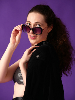 Estalla Rose does her Grease look
