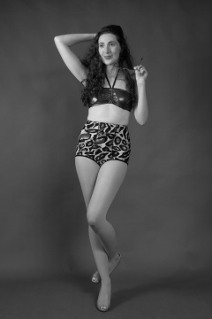 Estalla Rose costume rummage shoot