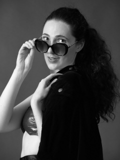 Estalla Rose does her Grease look
