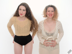 2026-09-26 Estella-Rose and Chiara duo woollens shoot