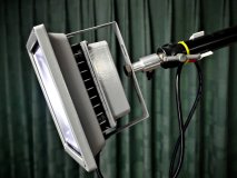 Adapting daylight white Chinese LED floodlights for studio use.