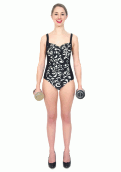 Josie Lauren swimsuit weights