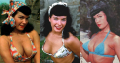 Bettie Page in colour