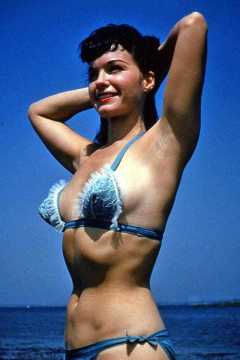Bettie Page in colour