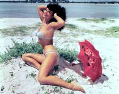 Bettie Page in colour