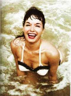 Bettie Page in colour