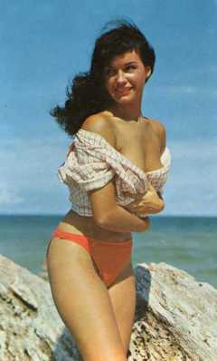 Bettie Page in colour