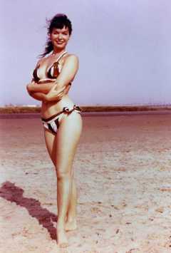 Bettie Page in colour