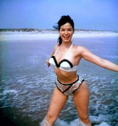 Bettie Page in colour