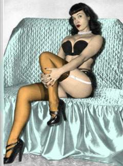 Bettie Page colour