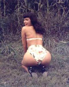 Bettie Page colour