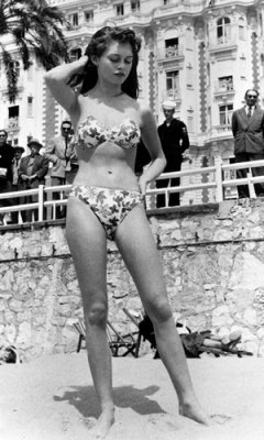 influences: Brigitte Bardot At Cannes 1953