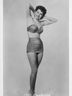 influences: Cyd Charisse dancer and actress in bikini