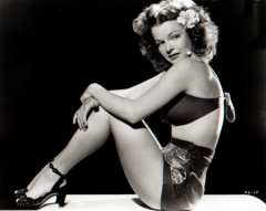 influences: Dale Evans, two-piece swimsuit