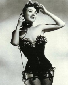 influences: Gypsy Rose Lee in corset dance costume
