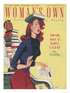 Womans Own Magazine model deportment posture UK 1948