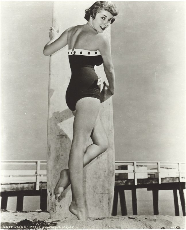 influences: Janet Leigh in swimsuit