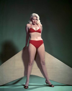 jayne mansfield red bikini