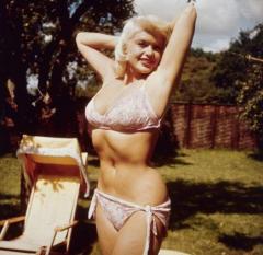 jayne mansfield white bikini