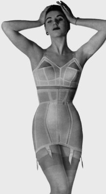 influences: 1950s girdle ad