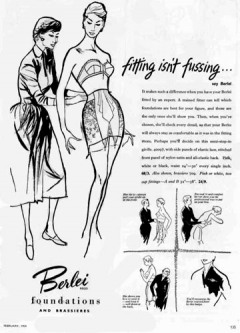 influences: Berlei 1954 fitting isn\'t fussing