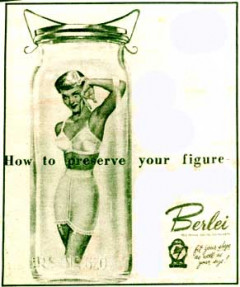 influences: Berlei preserve your figure ad, 1940