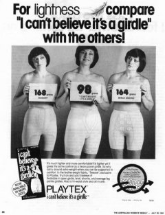 influences: Playtex-compare ad