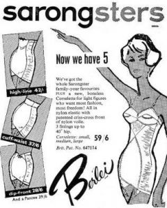 influences: Sarongsters 1950s ad