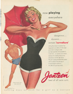 influences: Jantzen swimsuit ad 1953