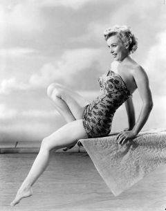 influences: Marilyn Monroe in a swimsuit
