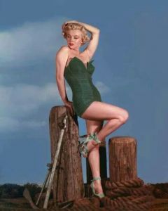 influences: Marilyn Monroe in a swimsuit