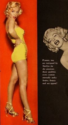 influences: Marilyn Monroe in a swimsuit