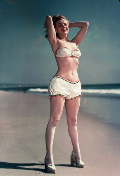 influences: Marilyn Monroe in a bikini